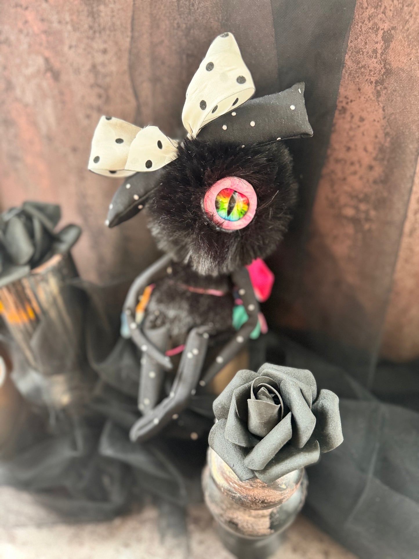 The Watcher- Handmade Creepy Cute Doll