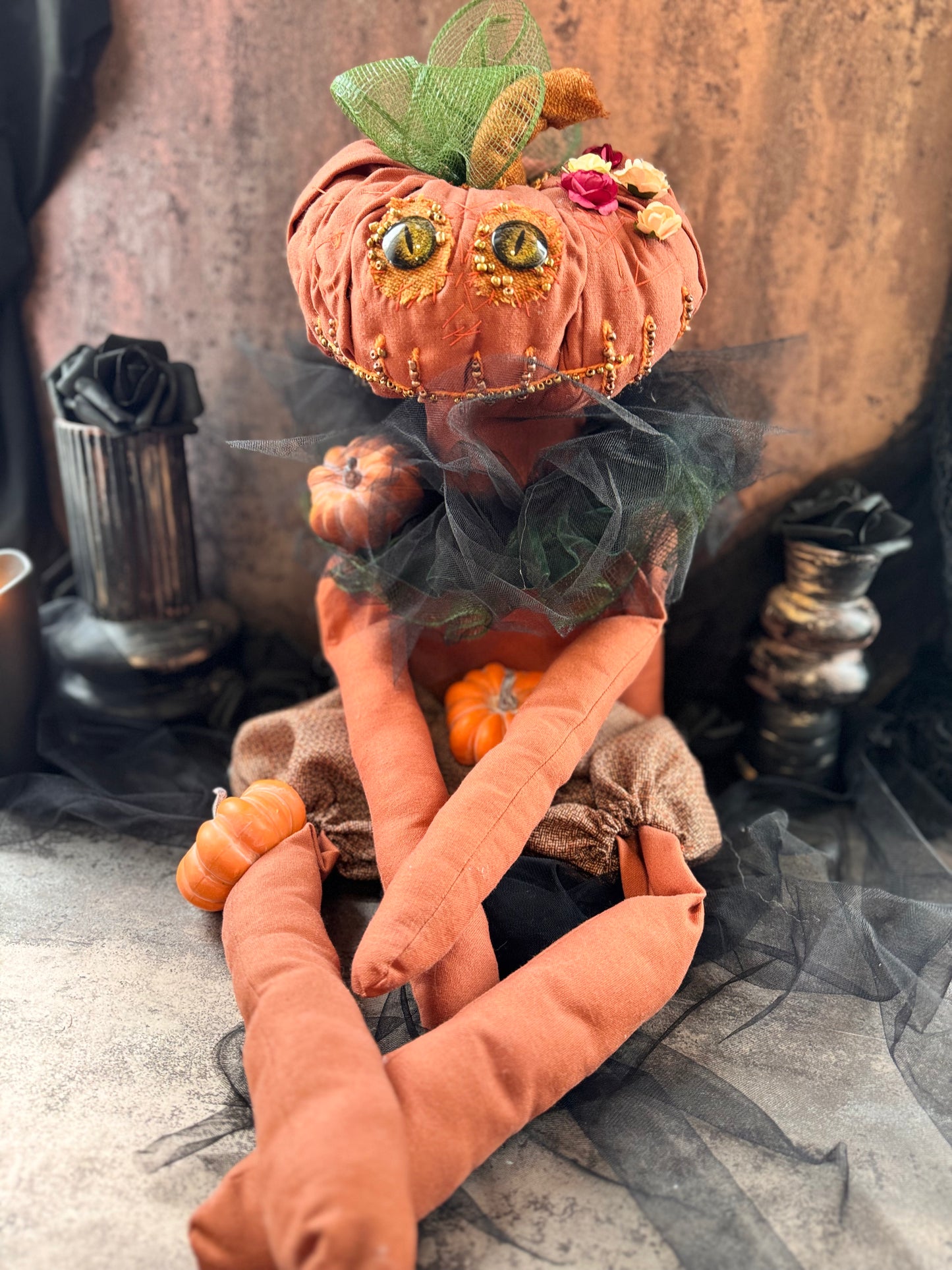 Haunted Pumpkin Doll