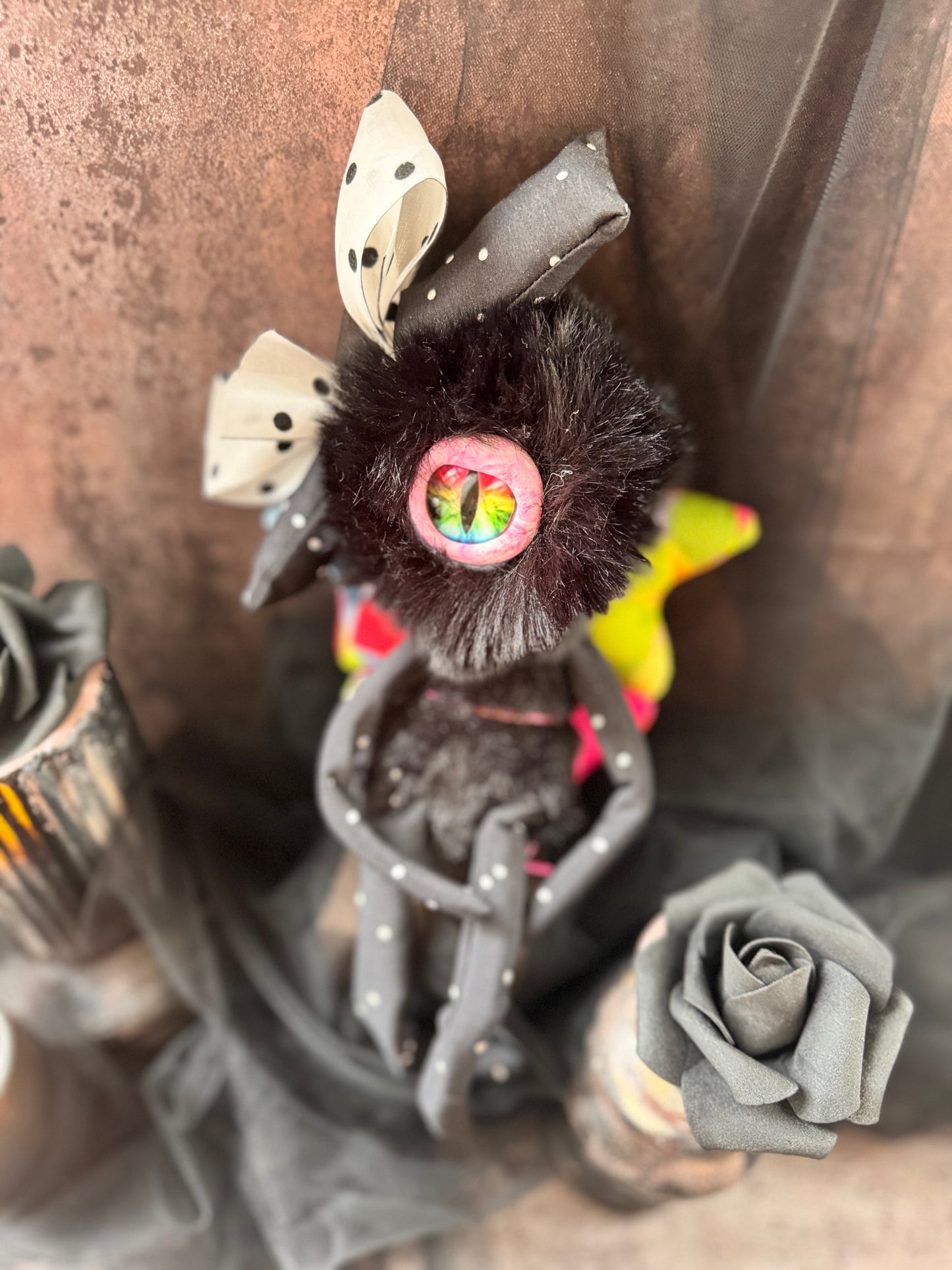 The Watcher- Handmade Creepy Cute Doll